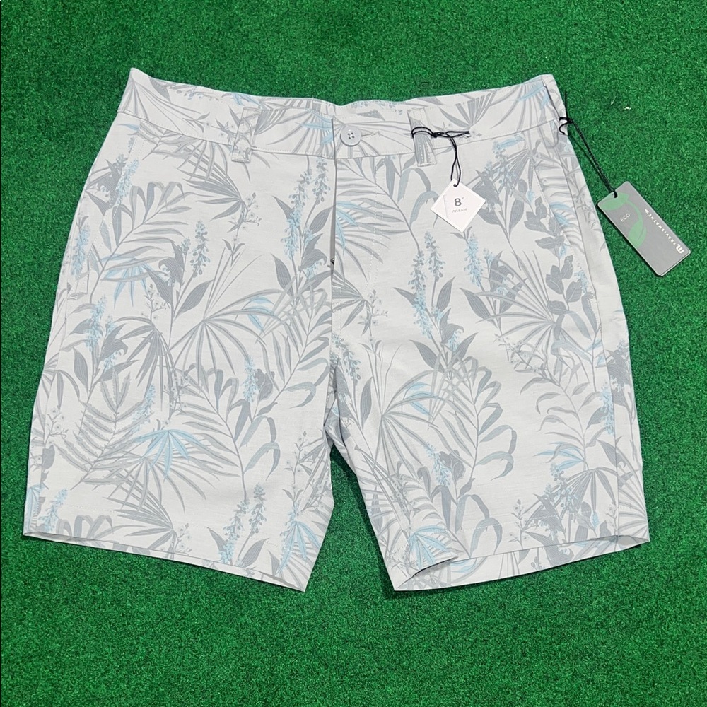 Travis Mathew Light Gray Patterned Shorts